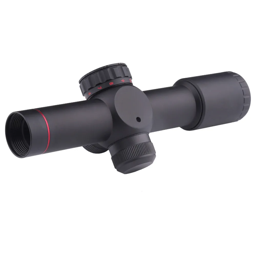 

New FIRE WOLF Tactical AK47 AK74 AR15 Hunting scope 4.5X20 Red Illumination Mil-Dot Riflescope Hunting Optics accessories