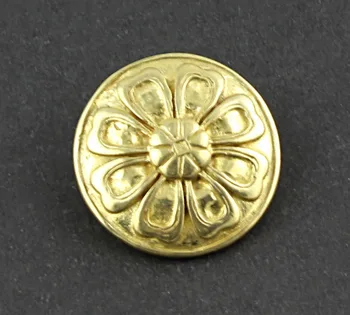 

Screw-eye Solid Brass Concho Button For Bag/Belt/Biker Wallet/Saddle Accessories