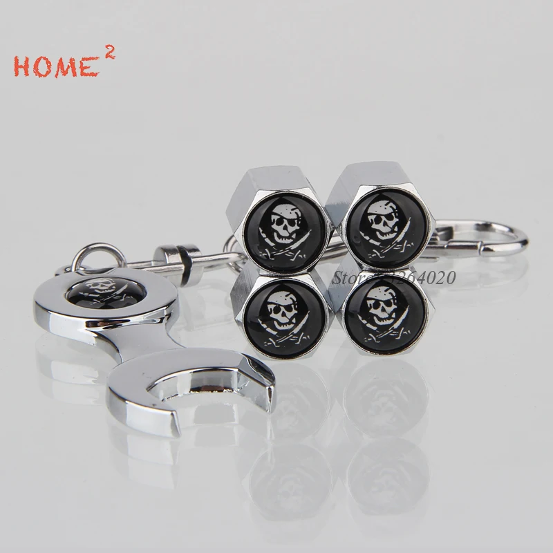 Car Tire Valve Stem Cap Wheel Part Accessories Pirates logo for Lincoln