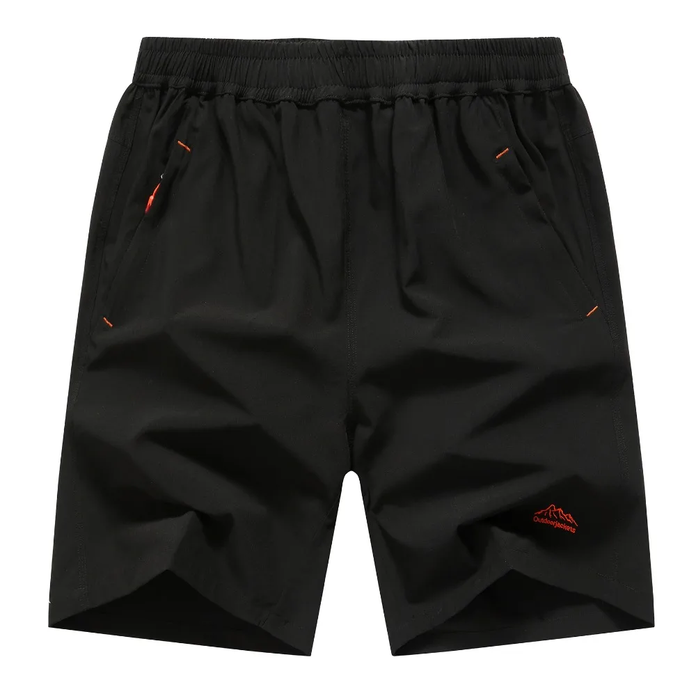 

2018 Quick Dry Shorts Men Casual Plus Size 9XL Summer Shorts Men with Elastic Waistband Zipper Pocket Beach Shorts