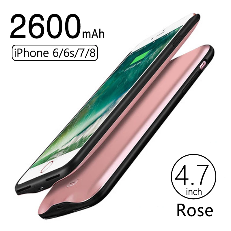 

2018 Brand new Wireless 2600mah Back Clip Battery Charger Power Bank Case Phone Holder fit For Iphone 7 (1pc/lot)