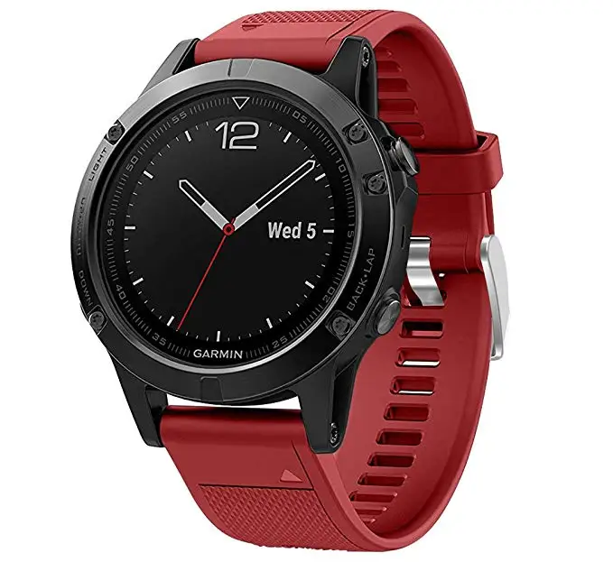 22 мм ремешок для наручных часов Garmin Fenix 5 Смарт часы быстросъемный силиконовый