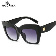 2019 Fashion Oversized Cat Eye Sunglasses Women Brand Designer Female Gradient Points Sun Glasses Oculos feminino de sol UV400 2019 Fashion Oversized Cat Eye Sunglasses Women Brand Designer Female Gradient Points Sun Glasses Oculos feminino de sol UV400
