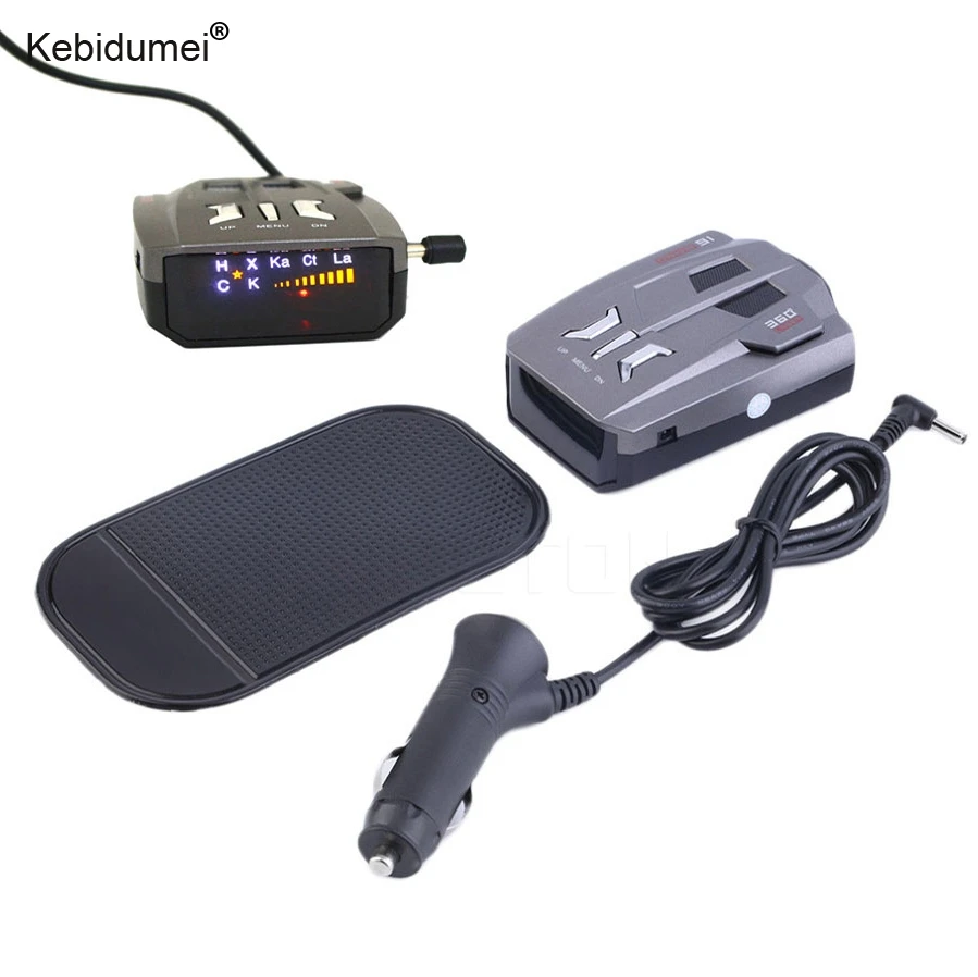 

kebidumei TA Car Radar Detector V9 LED Display Laser Anti 360 Degrees Alert Warning Anti Radar Detectors High Quality