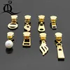 5 pcs 5# mix zipper gold Pearl zipper pull Metal zipper slider,zipper head,Garment,bag and suitcase accessories,clothes,t1 ► Photo 2/6