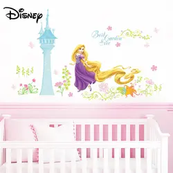 Disney Принцесса серии наклейки детская комната Декоративные наклейки для детского сада декоративные наклейки с мультгероями