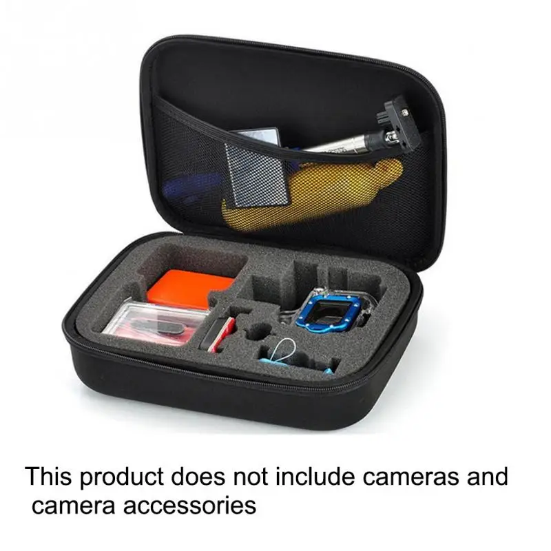 Для Gopro аксессуары портативная сумка для хранения камеры 3 размера чехол для Gopro Hero 4 3+ Xiaomi Yi экшн-камера SJ4000 SJ5000 SJ7000