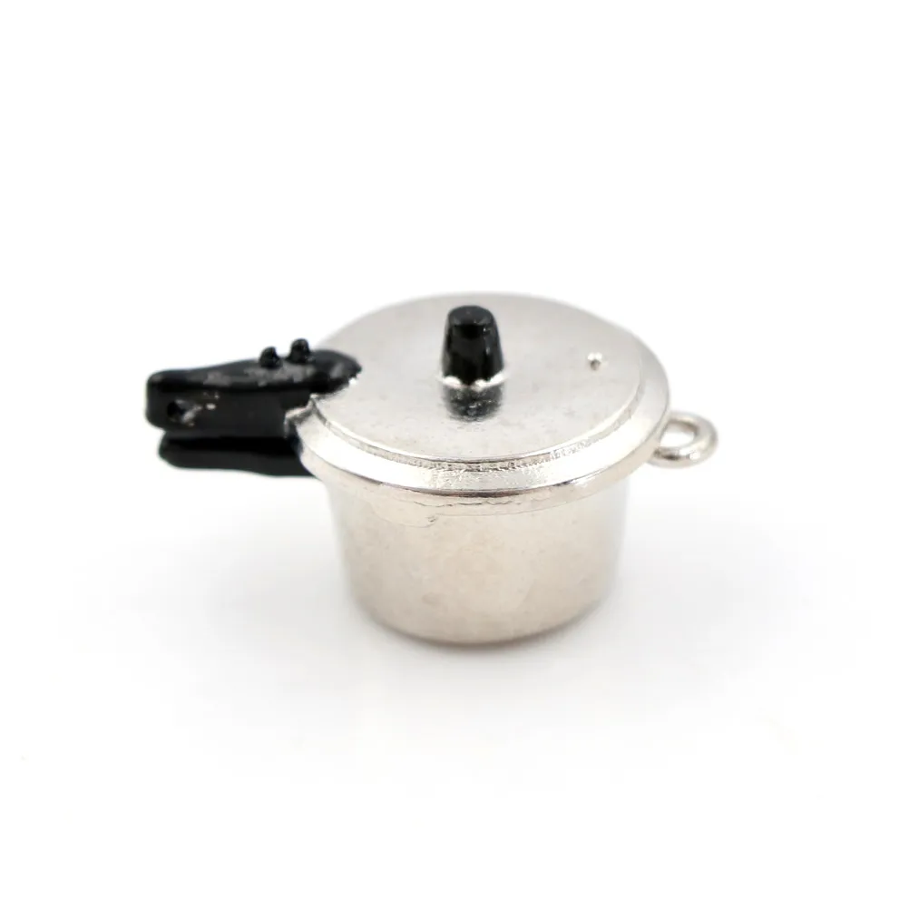 Cooking Utensil Pressure Cooker Autoclave Toy Simulation Kitchen Tools 1:12 Scale Dollhouse Miniature Kitchen - Image 4