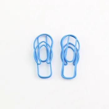 

Free shipping 8 pcs clogs house slipper shape Paper Clips Color Japanese style Marking Clips Office Shool Stationery