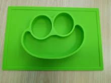 Spaß Mahlzeit Tischset-Silikon Tischset für Kinder, kleinkinder & Baby Platte BPA, PVC, phthalate Kostenlose S Größe 30,5*20,5*2,7 Cm