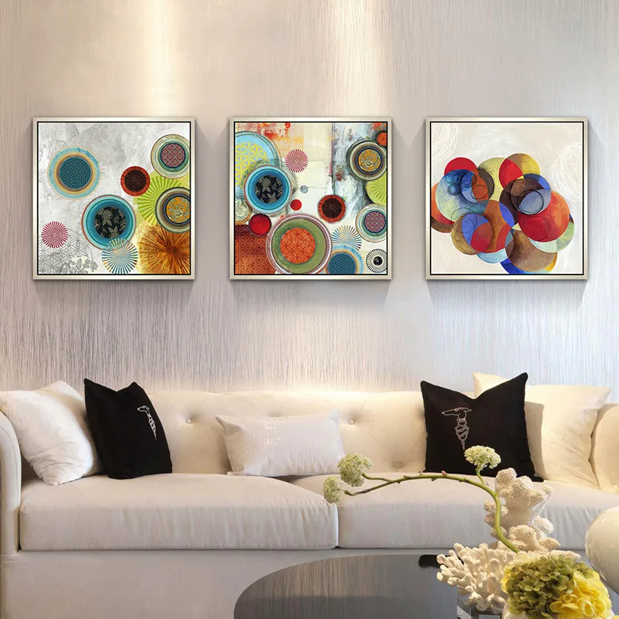 

New 5d Full Rhinestones Diy Diamond Painting Cross Stitch Kits Abstract Colors Square Resin Mosaic Diamond Embroidery Home Decor