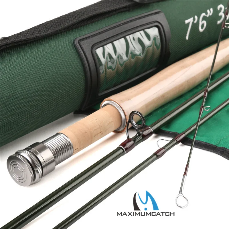 Maximumcatch 3wt 7 6 Ft Carbon Fly Fishing Rod V Light Fast Action Fly Rod For Carp Fishing Super Light Promotional Plush Promotion Telephonerod Copper Aliexpress