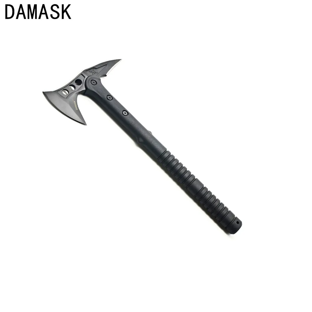 

DAMASK Zombie Preppers Tomahawk Hatchet Tactical Machete Axes Fire Ice Fighting Practical Axe Wild Survival Worrior Hand Tool