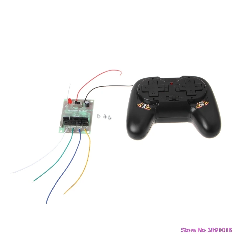 

New 4CH 2.4G Wireless RC Toy Module Remote Control Receiver Transmitter 5A 50M