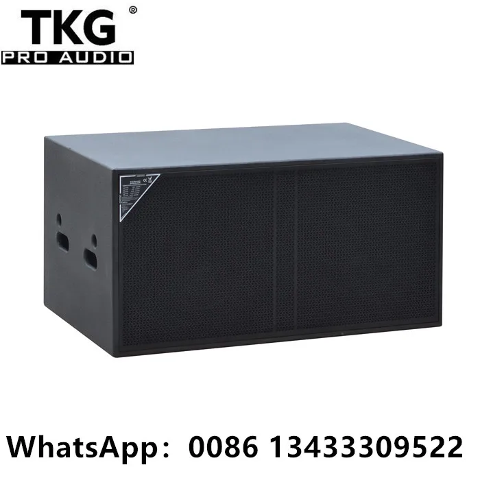 TKG DS-218 1600 Вт Профессиональная сценическая звука двойной 18-дюймовый сабвуфер аудио