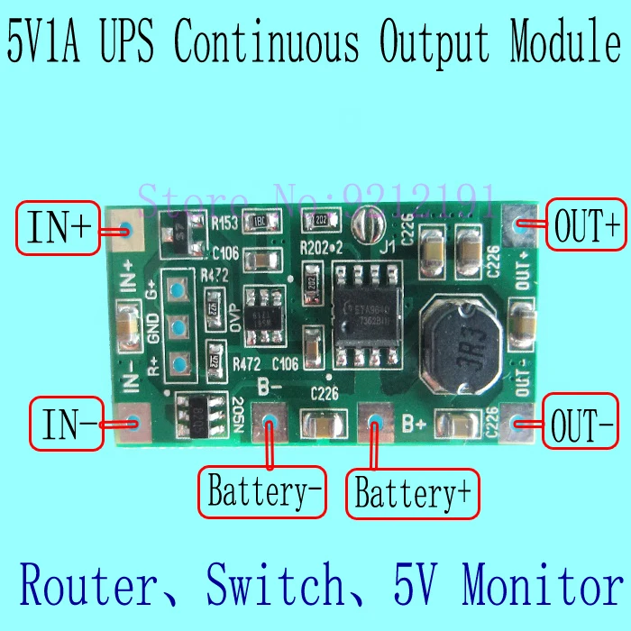5 шт./лот! 3 7 В 4 2 полимерная батарея 18650 5V1A UPS маршрутизатор монитор Wi Fi модуль Bluetooth