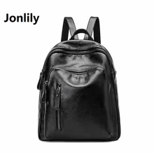 Jonlily Split Leathe Europe And America Trend Backpack Fashion Bag women’s All-match School Style Leisure Time-GL009