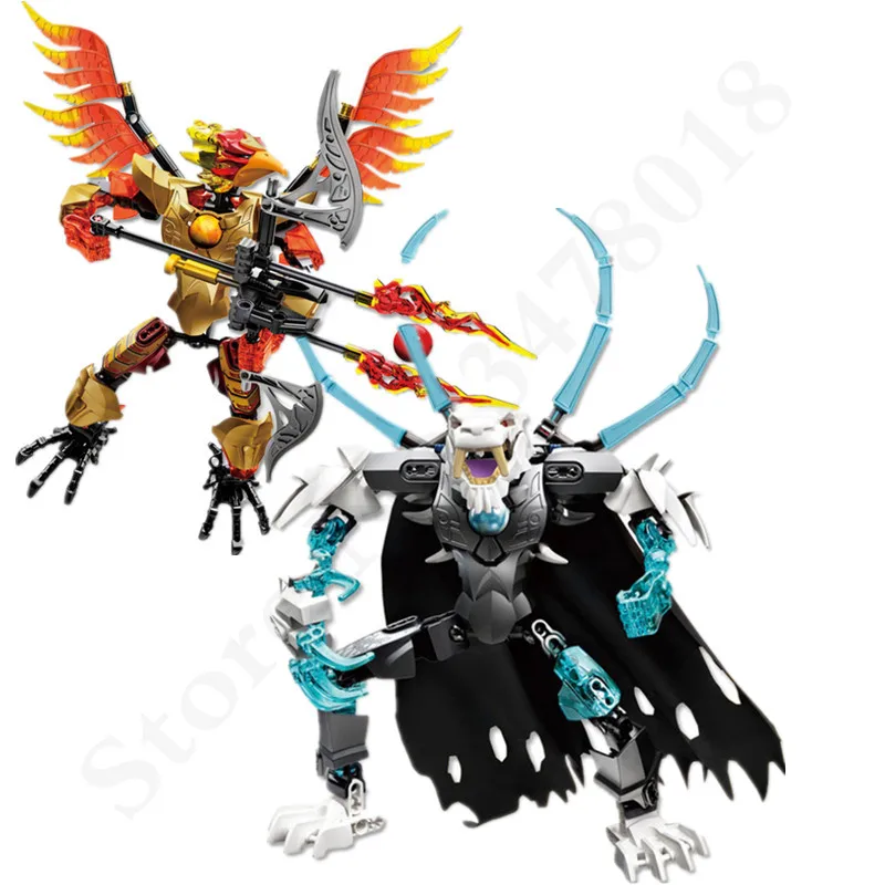 

Bionicle Robot DIY kids boys Building Block Toys gifts Action Figure Compatible With Legoings Chimo Sir Fangar