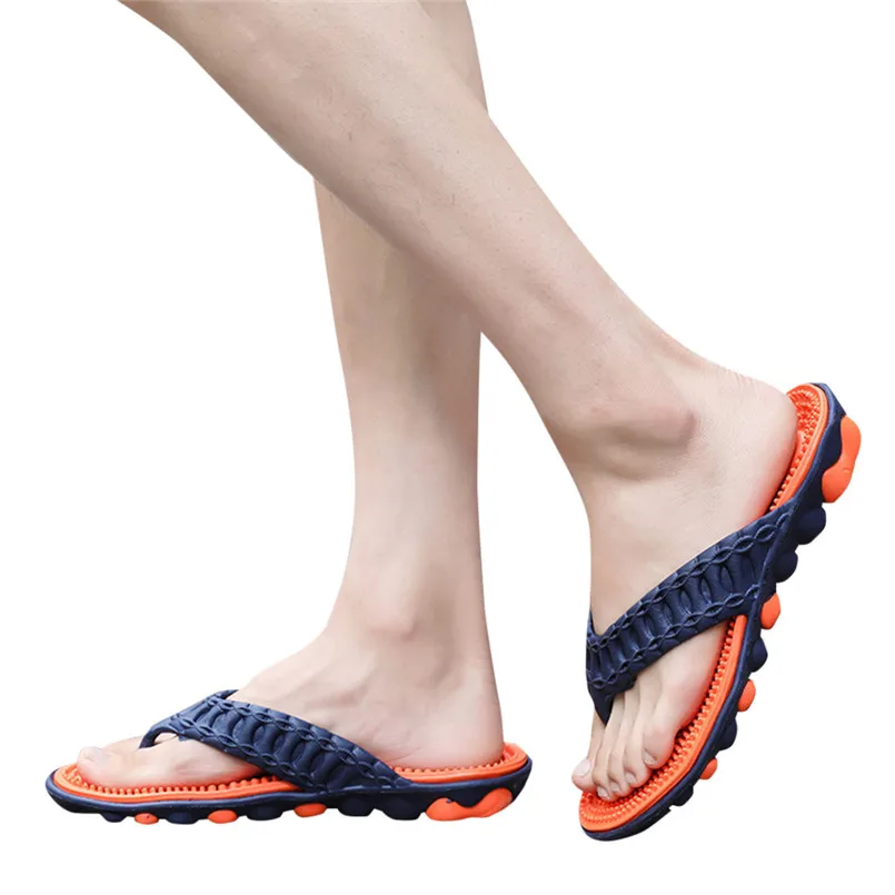 

Men Summer Beach Flip Flops Shoes Sandals Male Slipper Flip-Flops Flat Shoes Mans footwear terlik kapcie Slides 40jy12