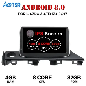 

9" Android 8.0 Car GPS Radio Player 4G+32G for Mazda 6 Atenza 2017 Car Stereo Multimedia Bluetooth IPS Screen RDS Radio wifi