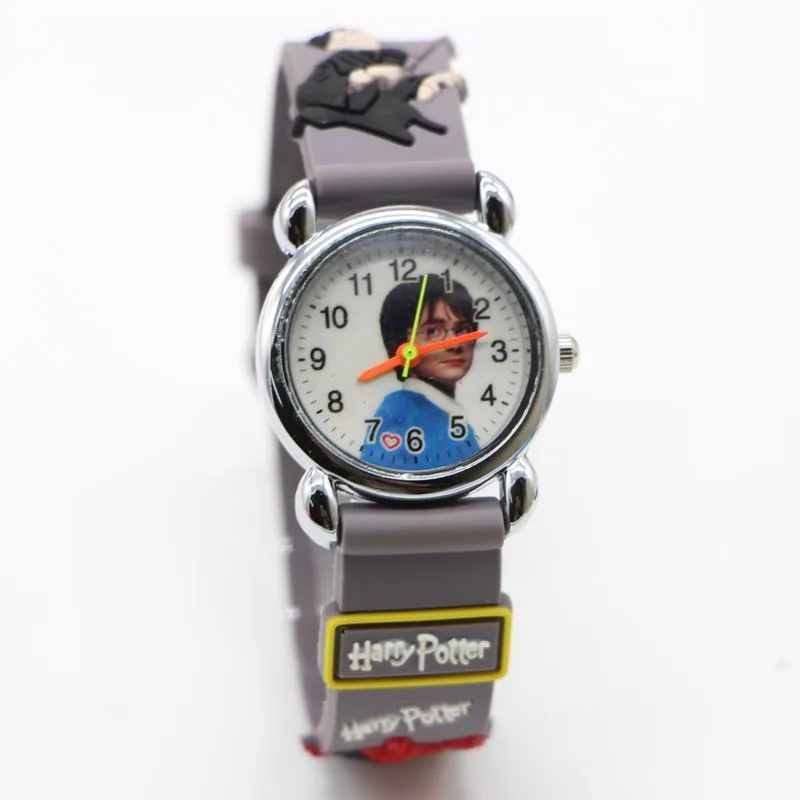 3D мультфильм часы дети девочки мальчики студентов мода кварцевые наручные часы Relogio Часы