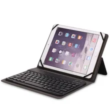 Kemile беспроводной для нового ipad Bluetooth 3,0 клавиатура из алюминиевого сплава кожаный чехол для Apple ipad 4 2 3 для ipad Pro 9,7 Air 2