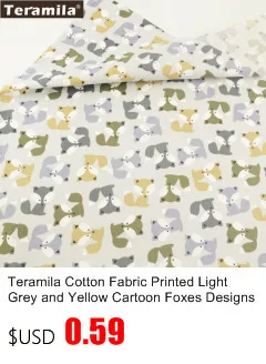 Yellow Duck Cotton Fabric Teramila Fabrics Tecido Quilting Bedding Decoration Tissue Home Textile Patchwork Sewing Cloth Craft