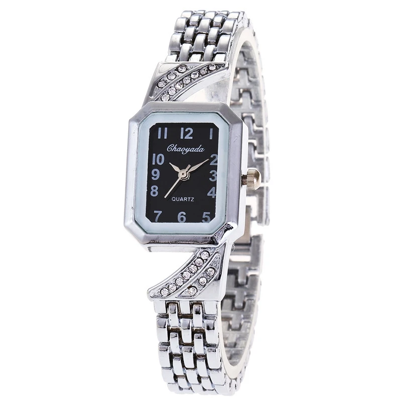 

Fashion Watches Bracelet Diamond Alloy Wristwatches Women Dress Watches Luxury Gift Women Rose Gold Silver Quartz Watch