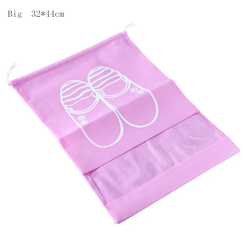 XZJJA حار 10 قطعة/الوحدة الأحذية حقيبة التخزين المنزل السفر المنظم الحذاء الحقيبة شنقا الغبار غطاء غير المنسوجة حقيبة نسيجية برباط