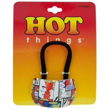 Bulk Buys BI773-24 Comic Book Art Ponytail Holder