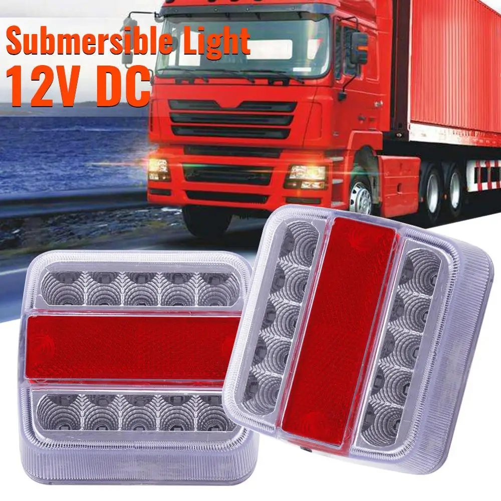 Rear Led Submersible Trailer Tail Lights 12V LED Trailer Light Kit