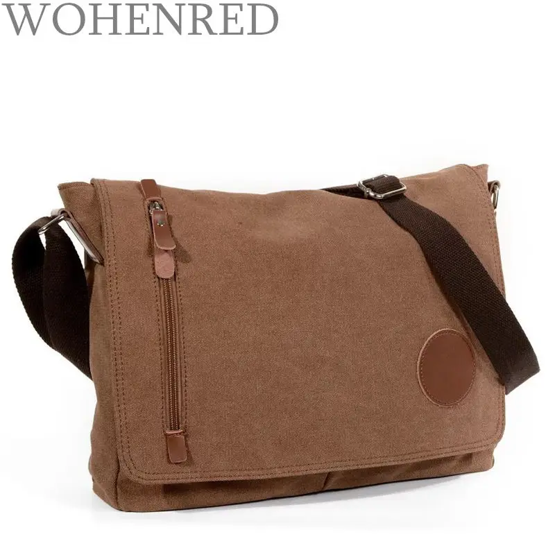 Casual Classic Canvas Men's Messenger Bags Vintage 15 inch Laptop Bag Large Satchel Bag Multifunction School Men Shoulder Bag Casual Classic Canvas Men's Messenger Bags Vintage 15 inch Laptop Bag Large Satchel Bag Multifunction School Men Shoulder Bag