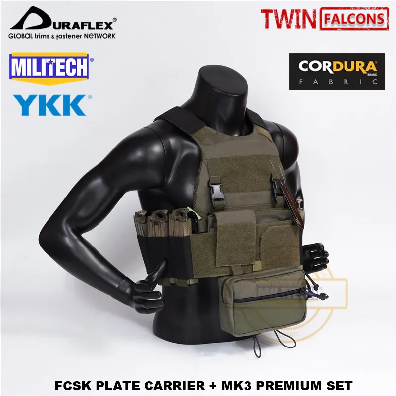 MILITECH TW FCSK RG CQC MOLLE MK3 нагрудная установка Премиум набор военный боевой штурмовой тактический жилет полицейский корпус Броня пластина Перевозчик