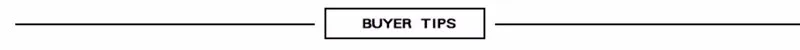 buyer tip