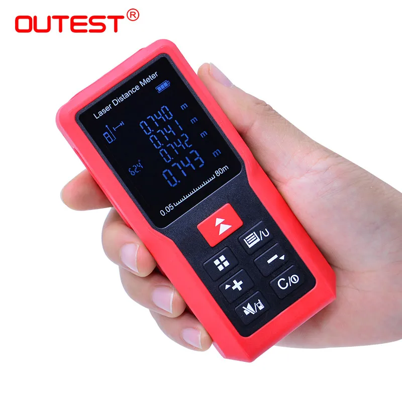OUTEST Laser Rangefinder Laser Distance Measurer Tape Trena Digital Distance meter Building Measurement 40M 60M 80M 100M OUTEST Laser Rangefinder Laser Distance Measurer Tape Trena Digital Distance meter Building Measurement 40M 60M 80M 100M