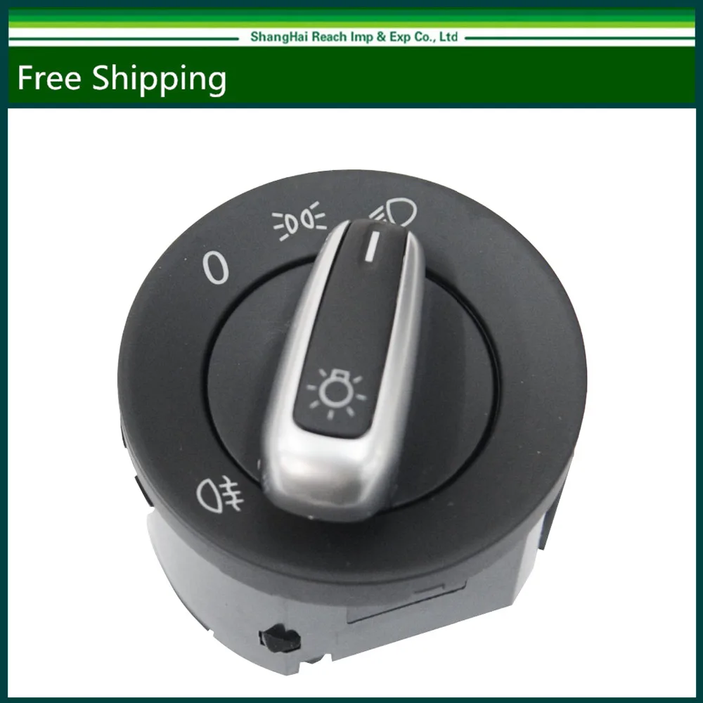 e2c High Quality Headlight Switch for VW Golf MK6 T5 Passat OE