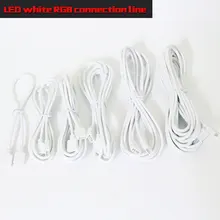 4 PIN RGB светодиодный разъем кабель-удлинитель шнура провода+ 4pin разъемы 1 м 2,5 м 5 м 30 см для SMD 5050 3528 RGB Светодиодные ленты светильник