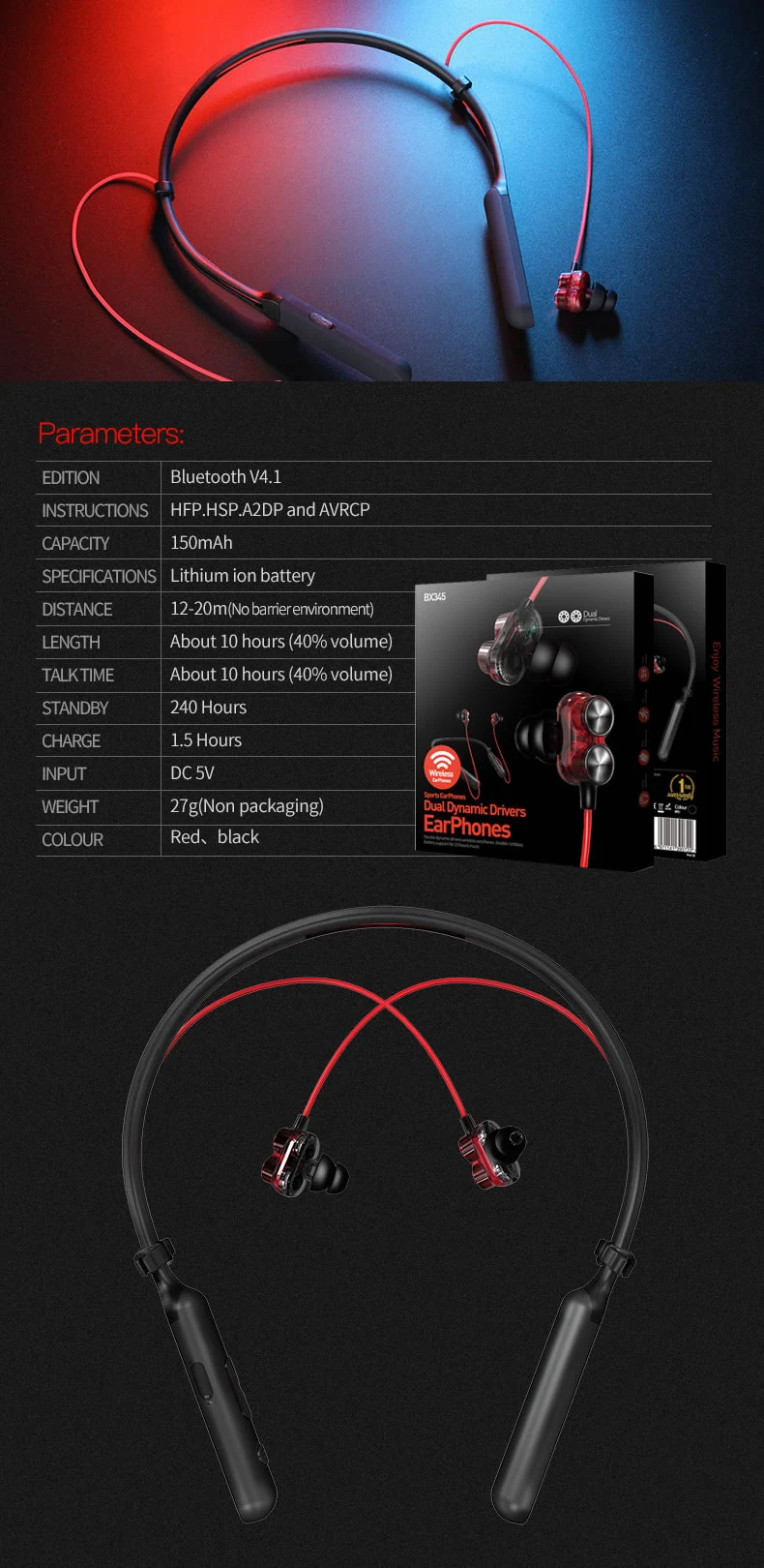 PLEXTONE Bluetooth наушники Беспроводной наушники для телефона IPX5 двойной драйвер гарнитура с микрофоном спортивные наушники шлем fone де ouvido