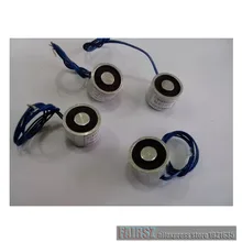 Заводская распродажа DC круглый присоски Электромагнит 2,5 кг всасывания DC6V 12 В 24 В 10 шт./лот