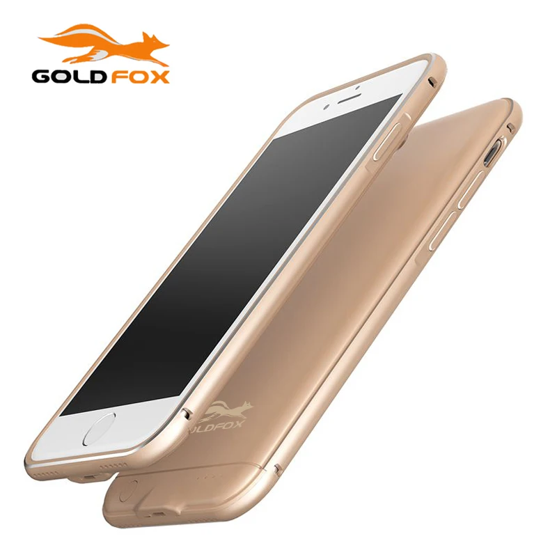 Kopen Ultra Silm Externe Power Bank Batterij Oplader Voor iphone 6 6 s Plus Batterij Case Backup Opladen Case voor iPhone 7 7 Plus