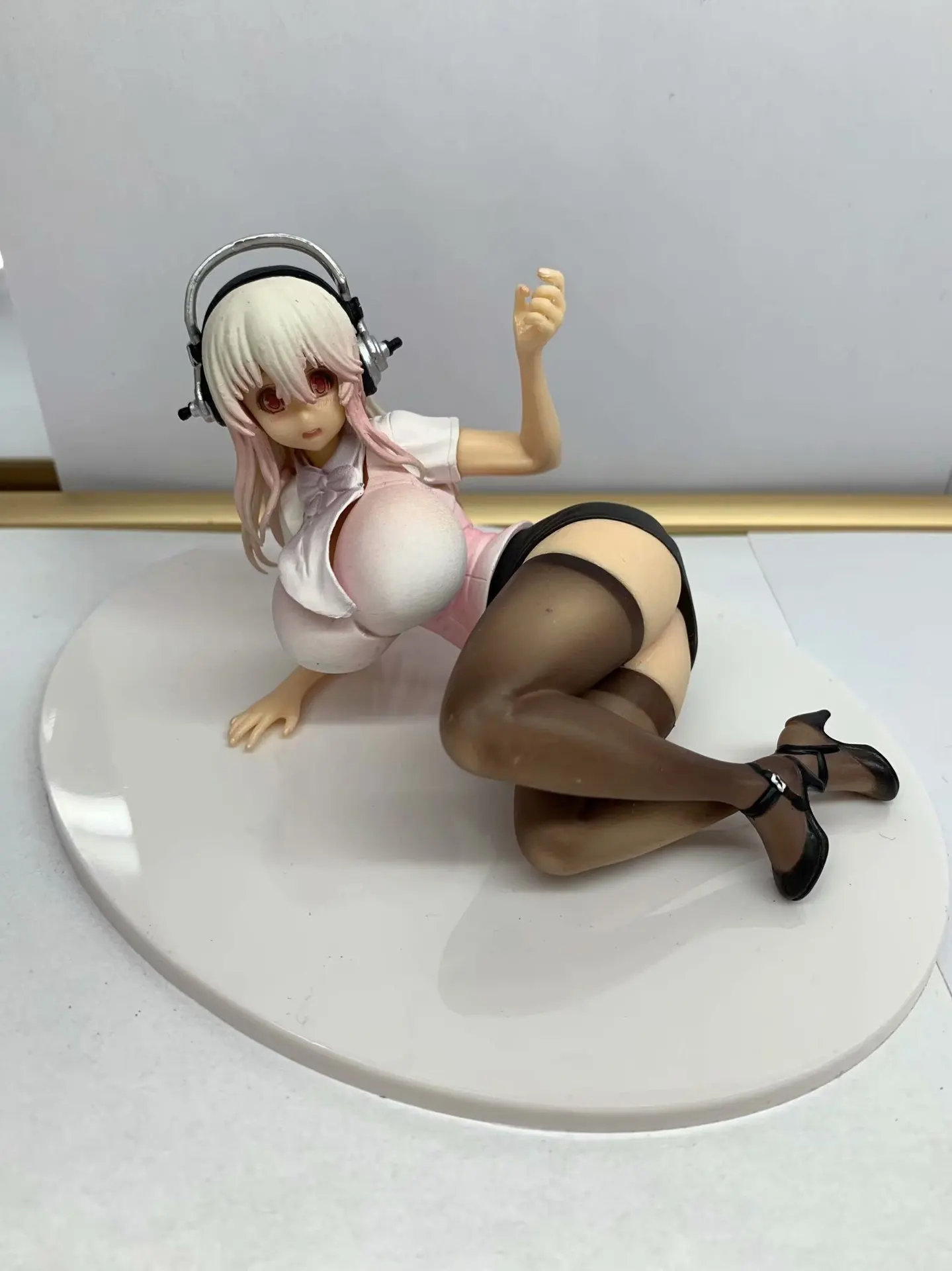 

Super Sonico Office Lady Fall Down Ver. PVC Sexy Figure Model Toys