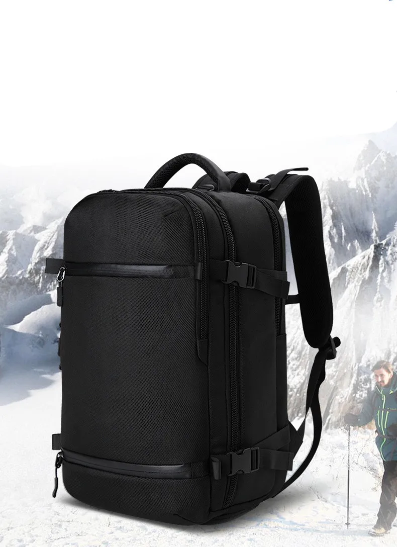 OZUKO Многофункциональный рюкзак для мужчин, сумка для путешествий, мужская сумка для багажа, рюкзак USB, большой водонепроницаемый 17,3, женские сумки для ноутбука, AER