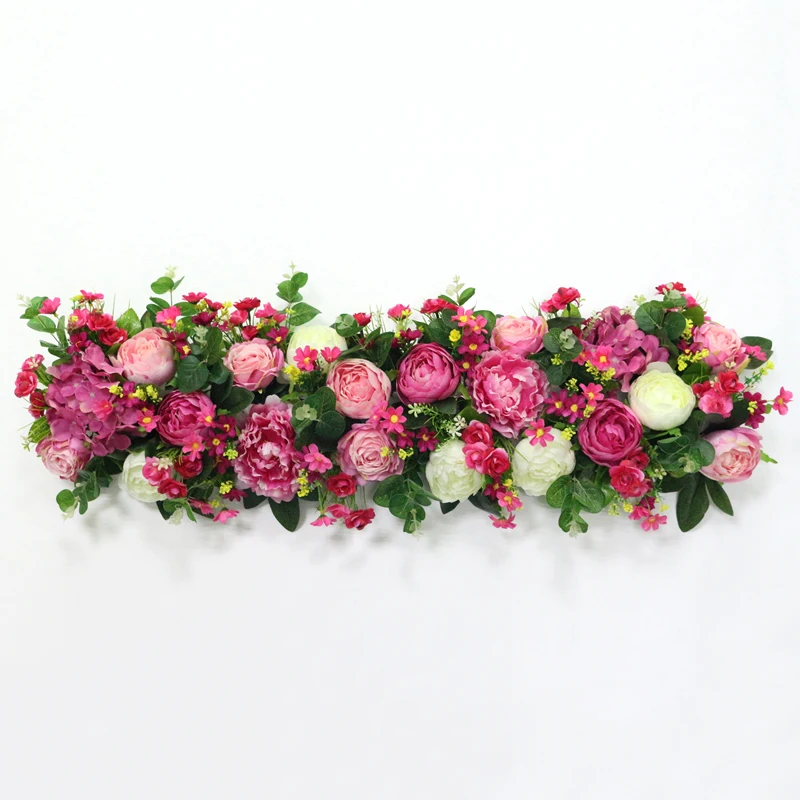 JAROWN Simulation Plant Flower Row Flower Wall Wedding Arrangement Decor DIY Pavilion Decor Arch Flowers Window Showcase Flores (20)