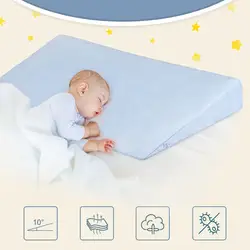 Для сна подушка с памятью анти-рефлюксный высокое наклон детская кроватка для младенца на танкетке M09