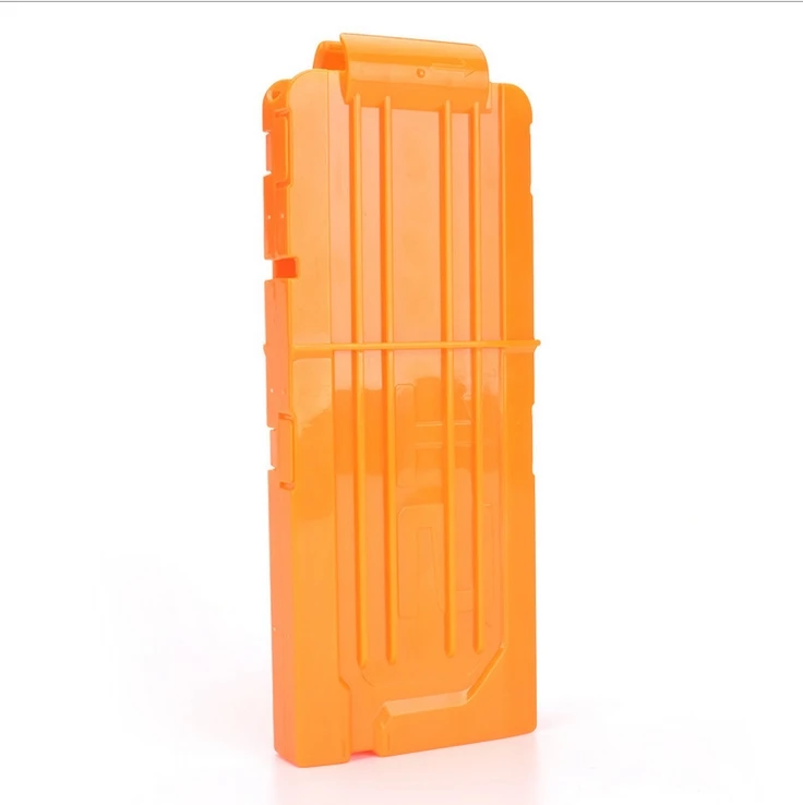 6-18 Orange Reload Clip For Nerf Magazine Round Darts Replacement Toy Gun Soft Bullet Clip For Nerf Blaster arma de brinquedo