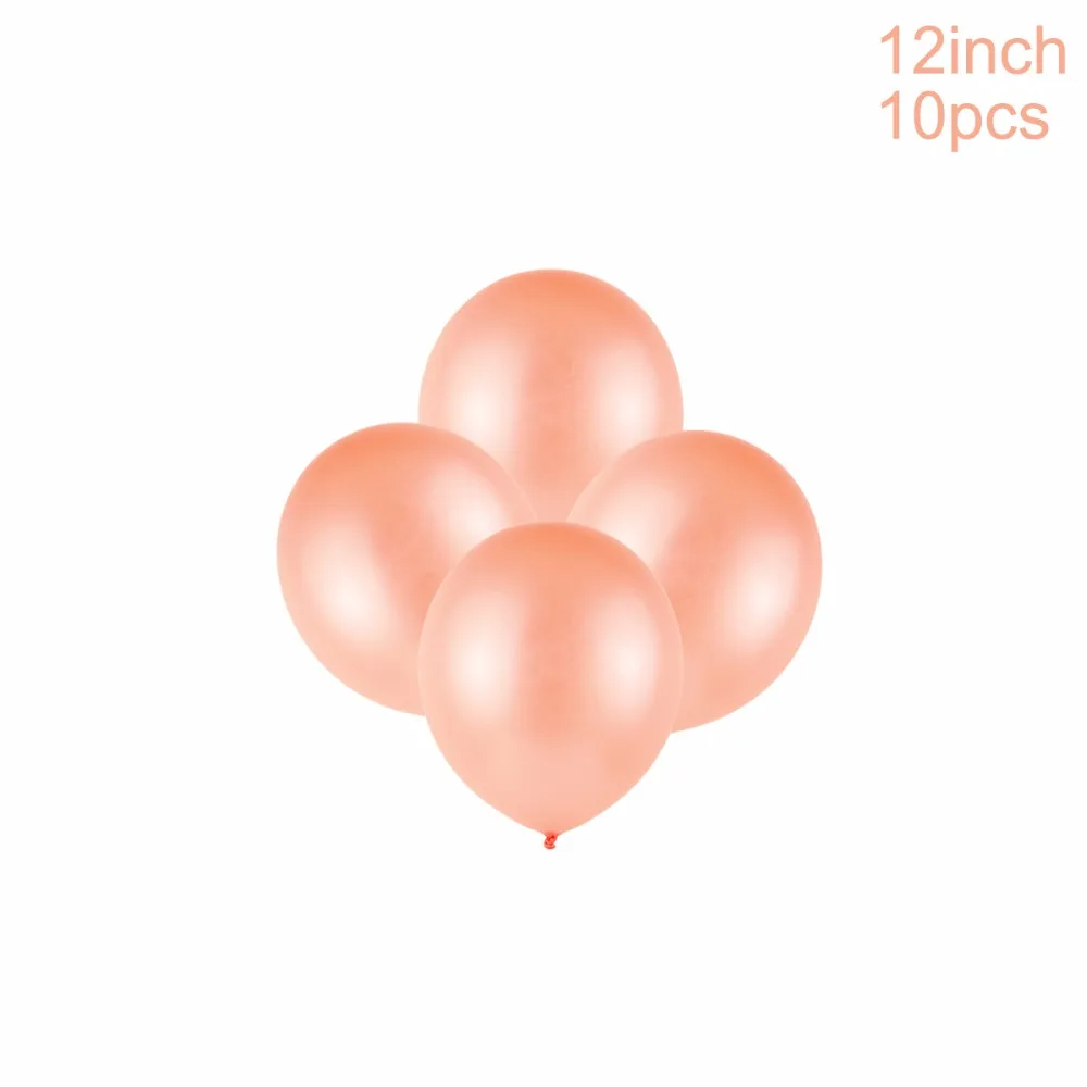 LAPHIL Rose Gold Love Foil Balloons Wedding Decoration Gold Latex Balloons Happy Birthday Party Decorations Party Supplies