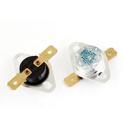 2pcs KSD301 190 Celsius Degree Temperature Control Switch Thermostat 250V 10A NC | Обустройство дома