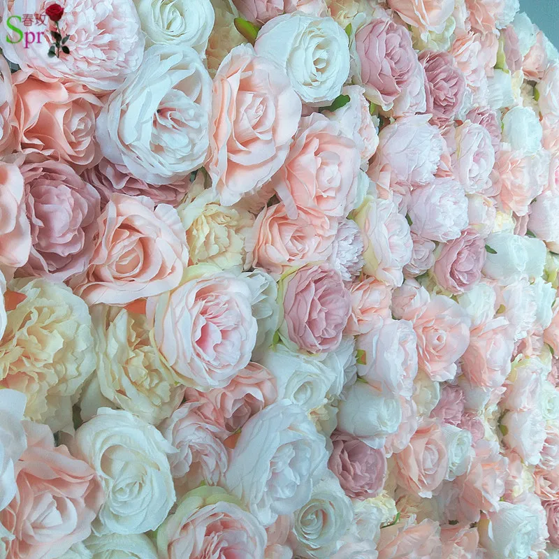 SPR Высокое качество 10 шт./лот 3D искусственный розовый цветок пиона стены свадебный фон вечерние мероприятия искусственные цветочные композиции