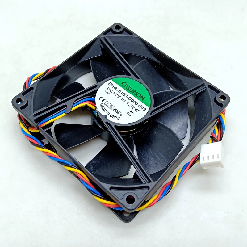 Sunon EF92251S3-Q000-S99 92 мм 9225 12 В 1,32 Вт бесшумный вентилятор чехол для компьютера PWM вентилятор с контролем температуры