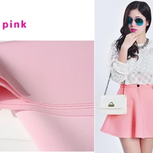 Розовый спандекс ткань, вязаная ткань прослойка ткани юбка комплекты с курткой-пуховиком комплект Бейсбол куртка 6" широкий продается Двор